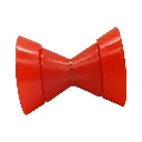 Boat Bow Trailer Roller Assembley with End Bells with 1/2" Shaft, fits 3" 3.5" 4" Bracket Stainless Steel Bolts