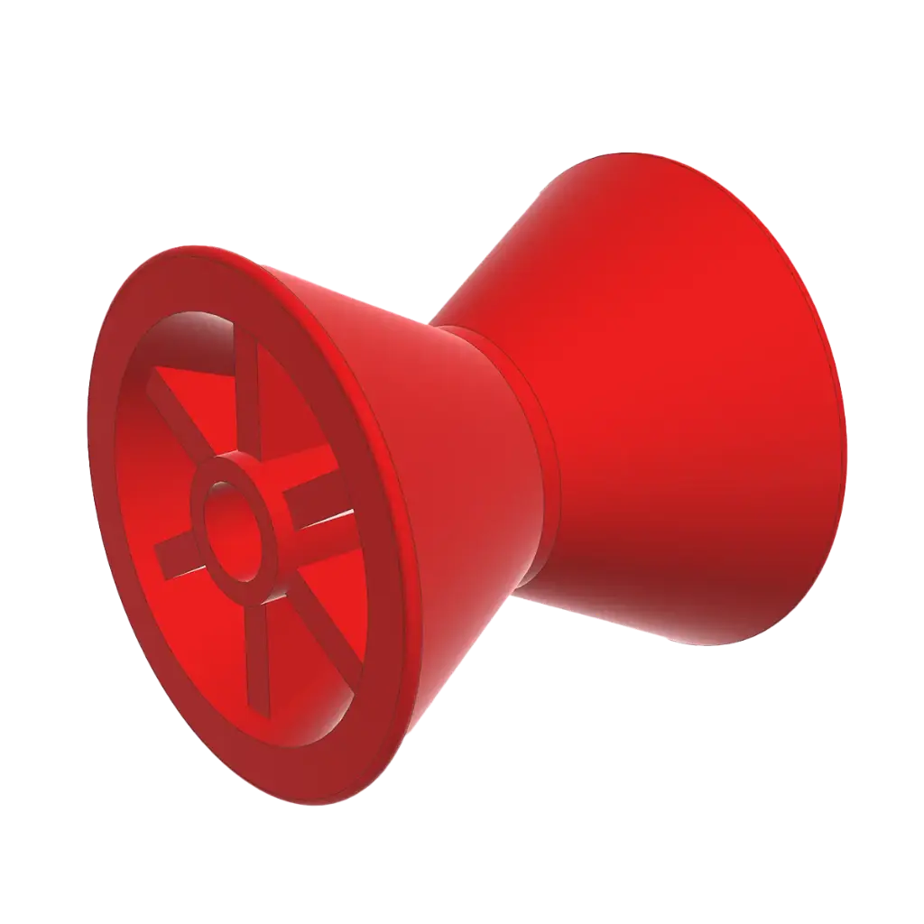 3" 3.5" 4" Boat Trailer Roller Poly Bow Roller fits 1/2" Shaft, Polyurethane