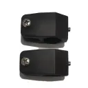 2Pcs Boat Black Nylon Bimini Top Hardware Jaw Slide 7/8" 22mm of Tubing