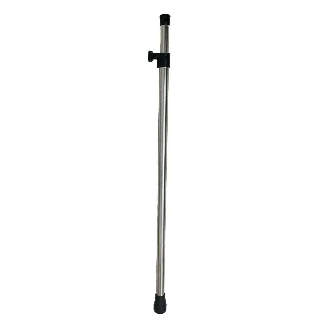 Heavy Duty Aluminum Boat Cover Support Pole - Secure Screw-Lock System -  Supports 170 lbs - Non-Slip Rubber Crutch Tip - Prevents Water Pooling & Cover Sagging (1 Pack, 28”-47”)
