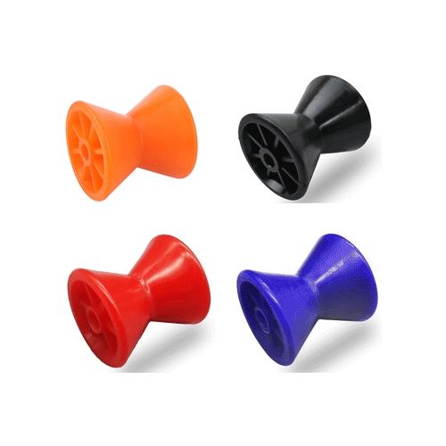 3" 3.5" 4" Boat Trailer Roller Poly Bow Roller fits 1/2" Shaft, Polyurethane