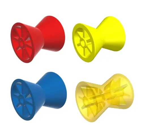 3" 3.5" 4" Boat Trailer Roller Poly Bow Roller fits 1/2" Shaft, Polyurethane