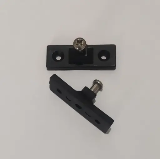 [KI-O9TQ-ZYPU] Side Mount Deck Hinge for Boat Bimini Top Fitting Boat Shade Cover, Hinge Fitting Side Mount Slide 7/8" W, 2-1/4 L